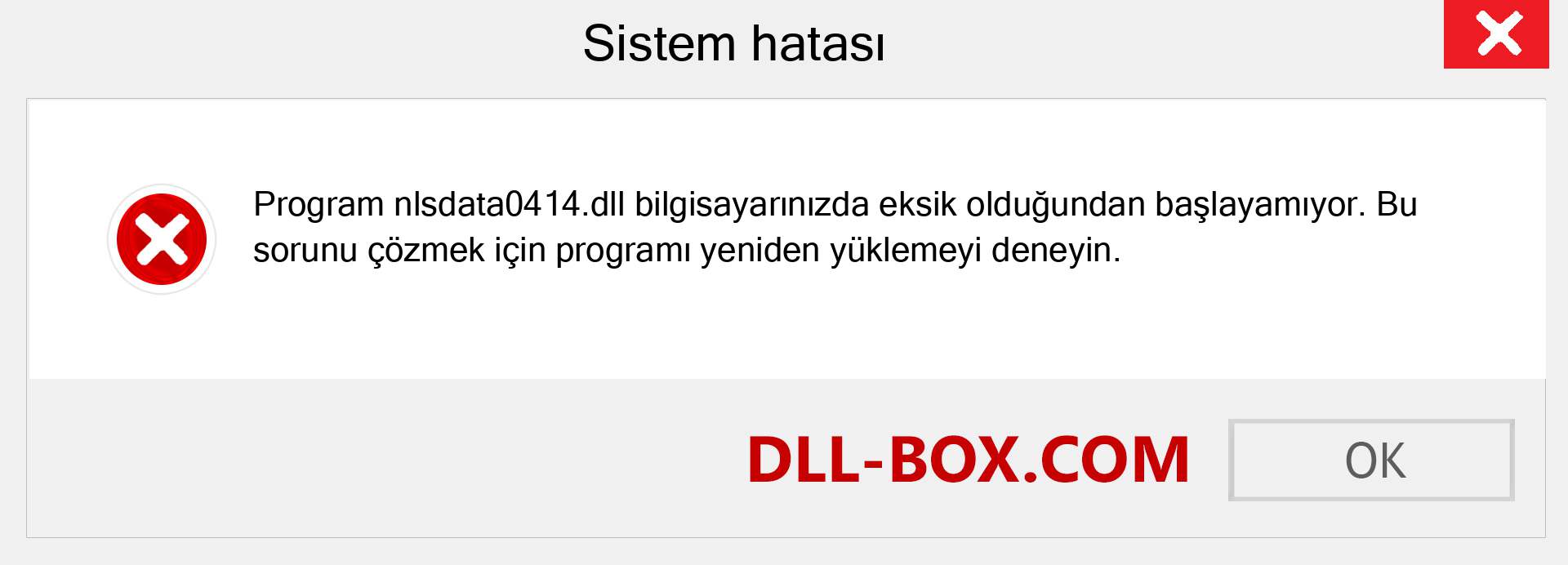 nlsdata0414.dll dosyası eksik mi? Windows 7, 8, 10 için İndirin - Windows'ta nlsdata0414 dll Eksik Hatasını Düzeltin, fotoğraflar, resimler